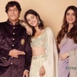 Ananya Panday with her parents father chunky pandey and mother bhavna pandey